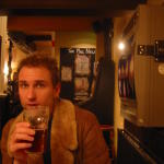 quiet pint in the Mill