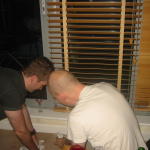 Had to happen...wine-on-carpet. Salt + vodka cure