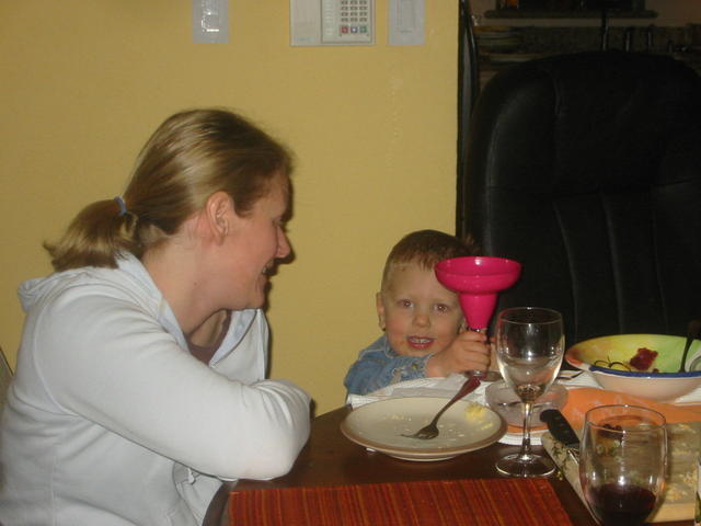 holding a graham bland glass