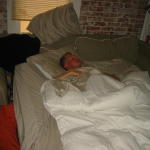 seanie is seen off by uncle doug