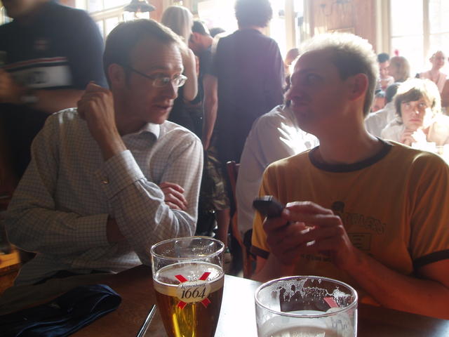 Sinking a kronie or 3 in Camden, where England scrape through against, erm, Trinidad/Tobago