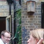 hanging out prior to Della Guarda at the Roundhouse