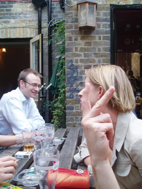 hanging out prior to Della Guarda at the Roundhouse