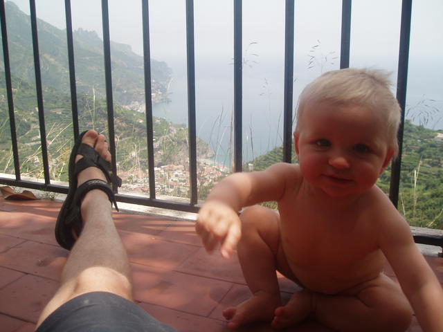 max, enjoying his new environs