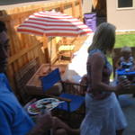 brandon is sucked into the baby scene