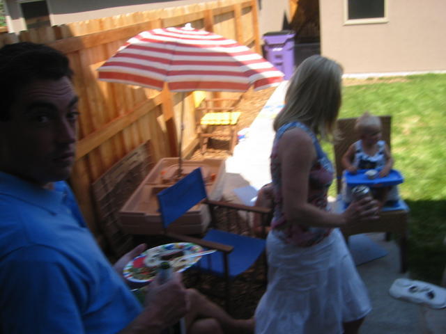 brandon is sucked into the baby scene