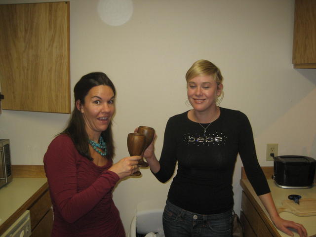 wooden goblets...or so we thought