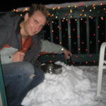 cooling the wort on the frisco -30C deck