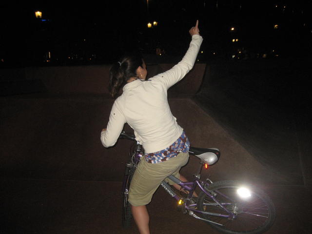 going into the skatepark seems like a good idea at time