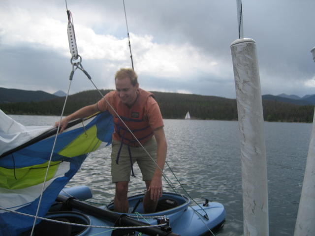 mothership + a couple of windriders on lake dillon