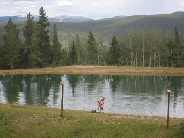 lake with mystery bubbles etc