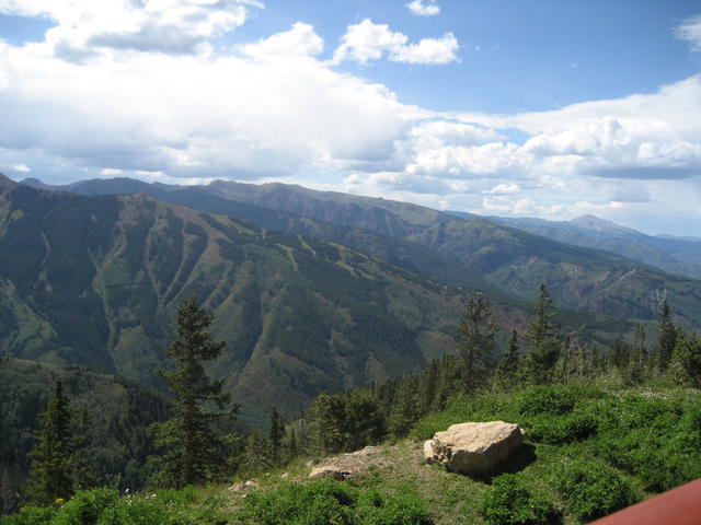 enjoying beers on aspen_sundeck