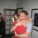 elizabeth and her bloke olaf on her, um, 40th